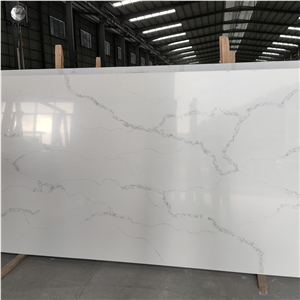 2021 High Quality Artificial White Calacatta Quartz Stone 